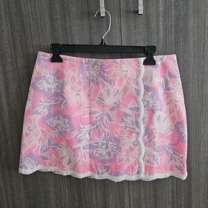 Lilly Pulitzer Michelina Skort In Rousseau Pink Zen Garden BRAND NEW